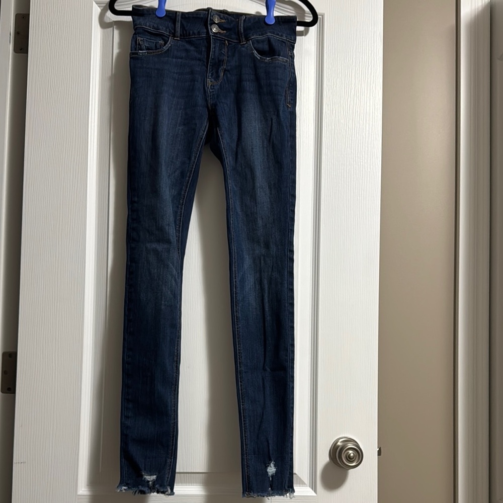 Bootlegger Blue Skinny Mid Jeans